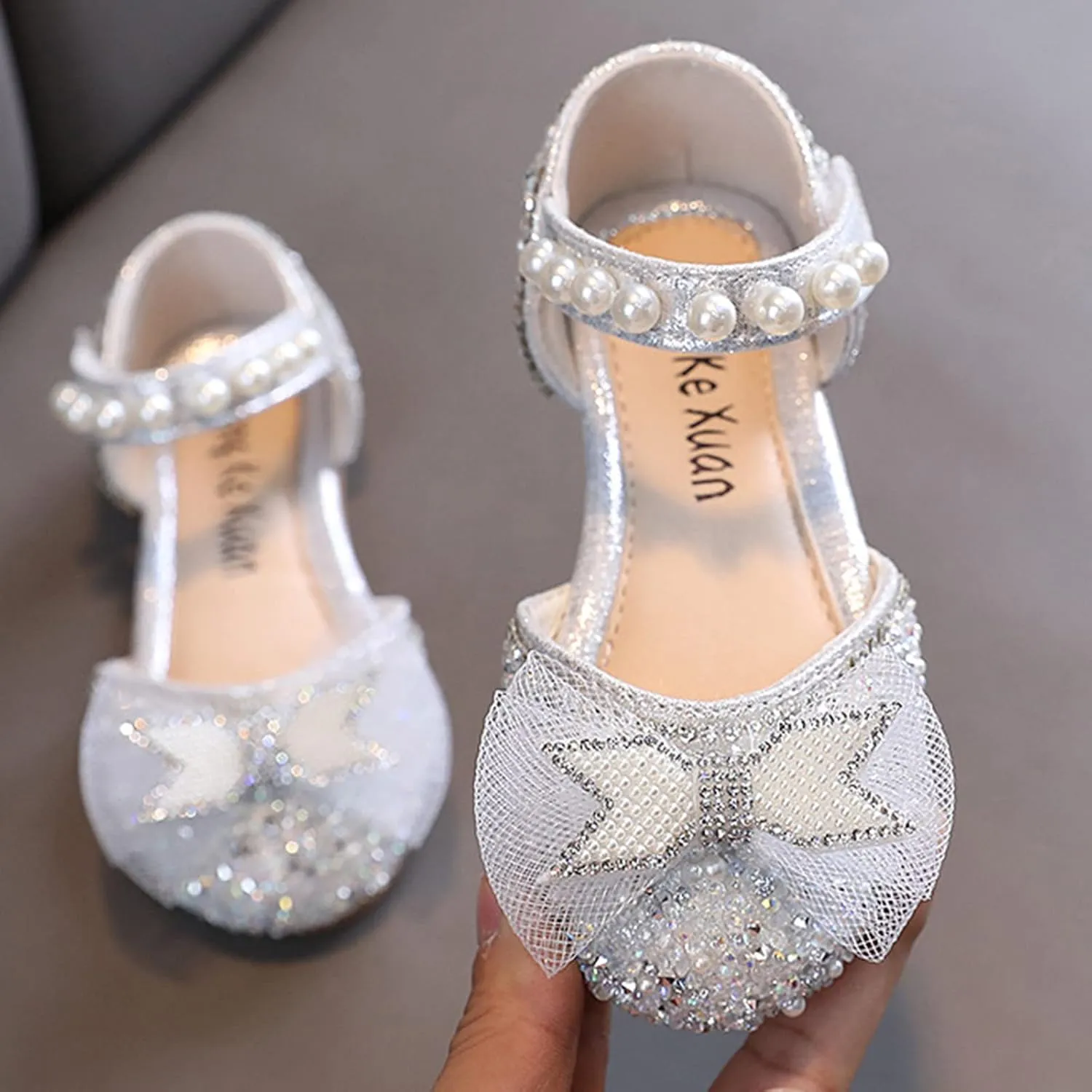 Toddler Glitter Sandals Fashion Spring And Summer Girls Sandals Party Dress Dance Show Kids Dress Sandals Girls