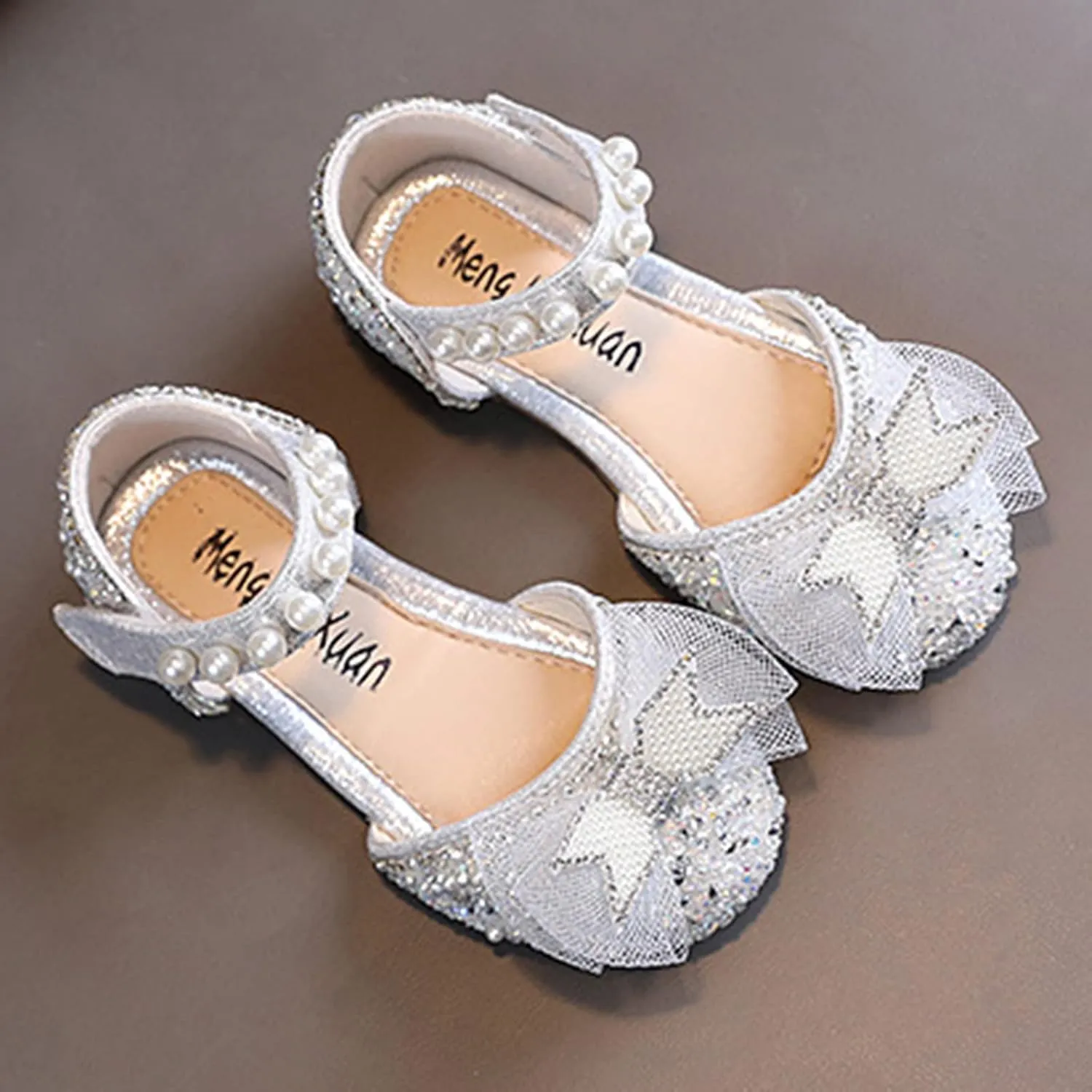 Toddler Glitter Sandals Fashion Spring And Summer Girls Sandals Party Dress Dance Show Kids Dress Sandals Girls