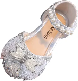 Toddler Glitter Sandals Fashion Spring And Summer Girls Sandals Party Dress Dance Show Kids Dress Sandals Girls