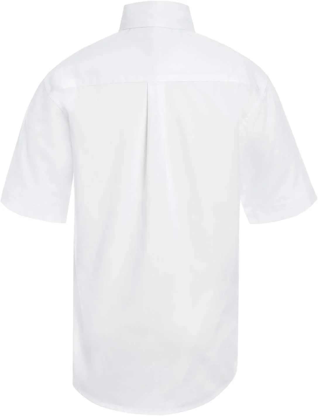 Tommy Hilfiger Girl's Short Sleeve Pinpoint Oxford Collar Shirt, Kids School Uniform Clothes