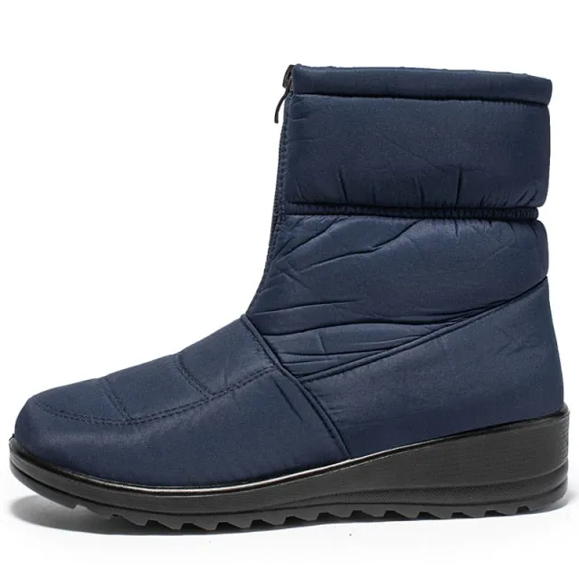 Trendy Waterproof Winter Ankle Boots