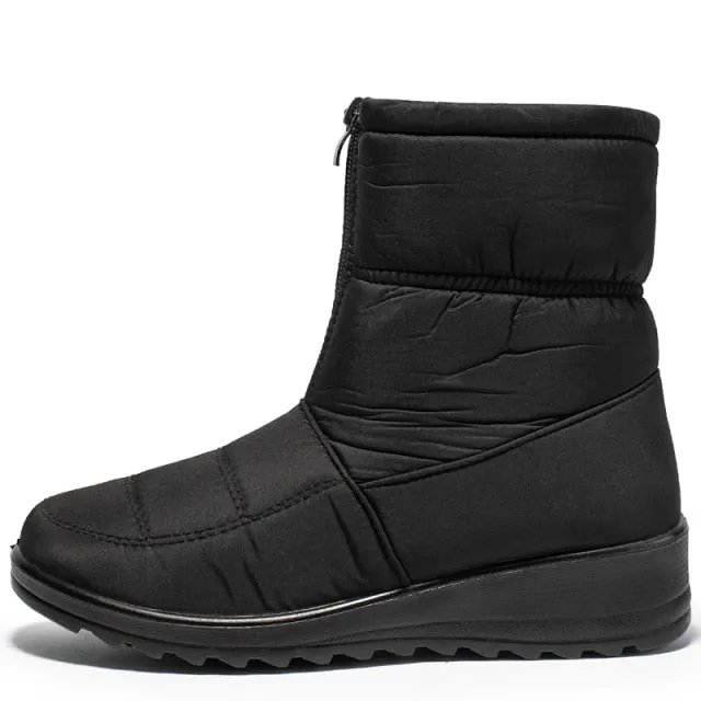 Trendy Waterproof Winter Ankle Boots