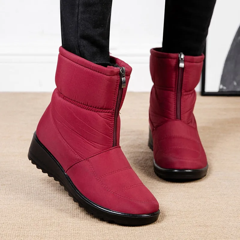 Trendy Waterproof Winter Ankle Boots