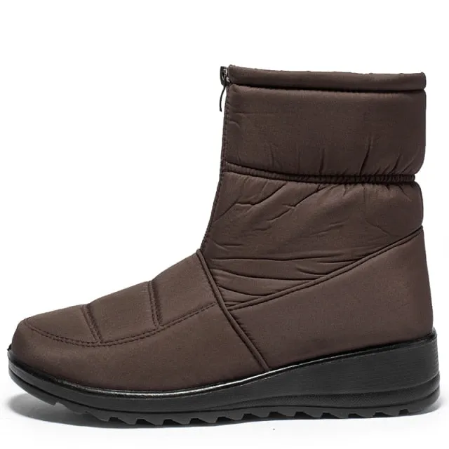 Trendy Waterproof Winter Ankle Boots