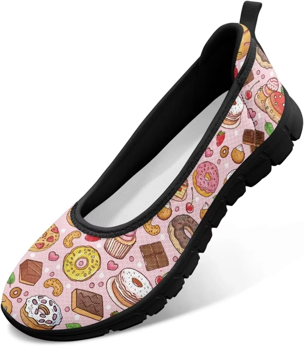 UNICEU Womens Casual Slip On Shoes Breathable Non-Slip Low Top Loafers Comfort Fashion Walking Work Sneakers