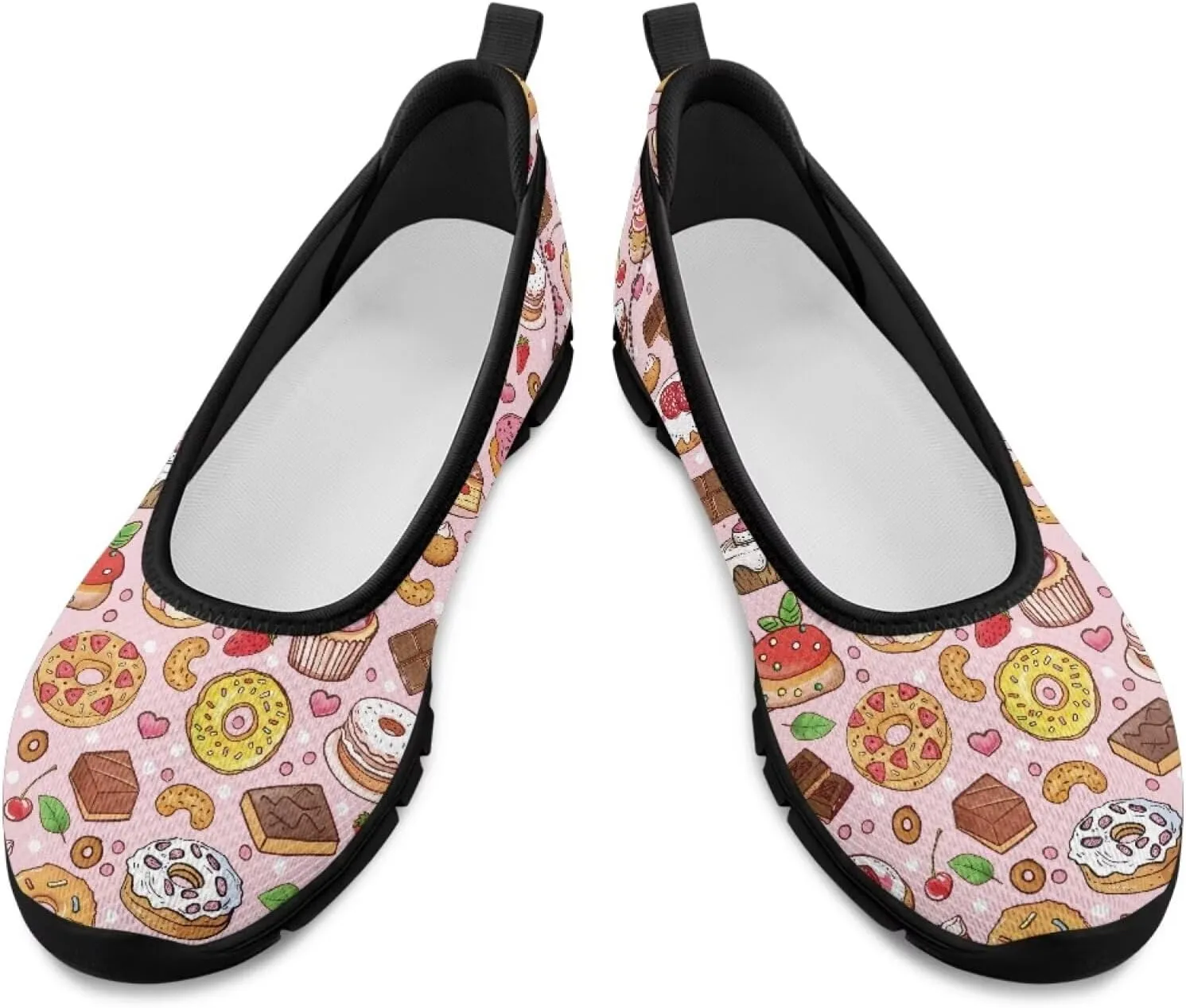 UNICEU Womens Casual Slip On Shoes Breathable Non-Slip Low Top Loafers Comfort Fashion Walking Work Sneakers