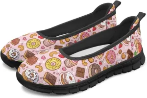 UNICEU Womens Casual Slip On Shoes Breathable Non-Slip Low Top Loafers Comfort Fashion Walking Work Sneakers