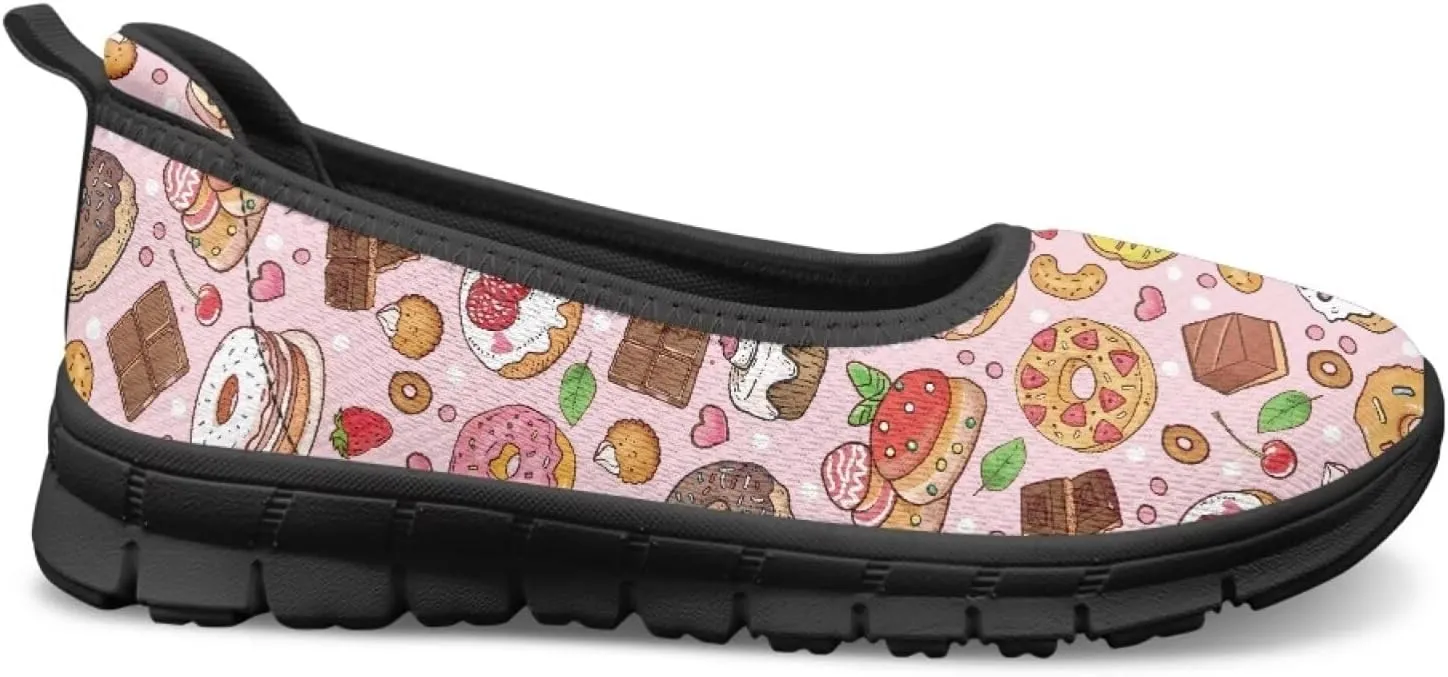 UNICEU Womens Casual Slip On Shoes Breathable Non-Slip Low Top Loafers Comfort Fashion Walking Work Sneakers