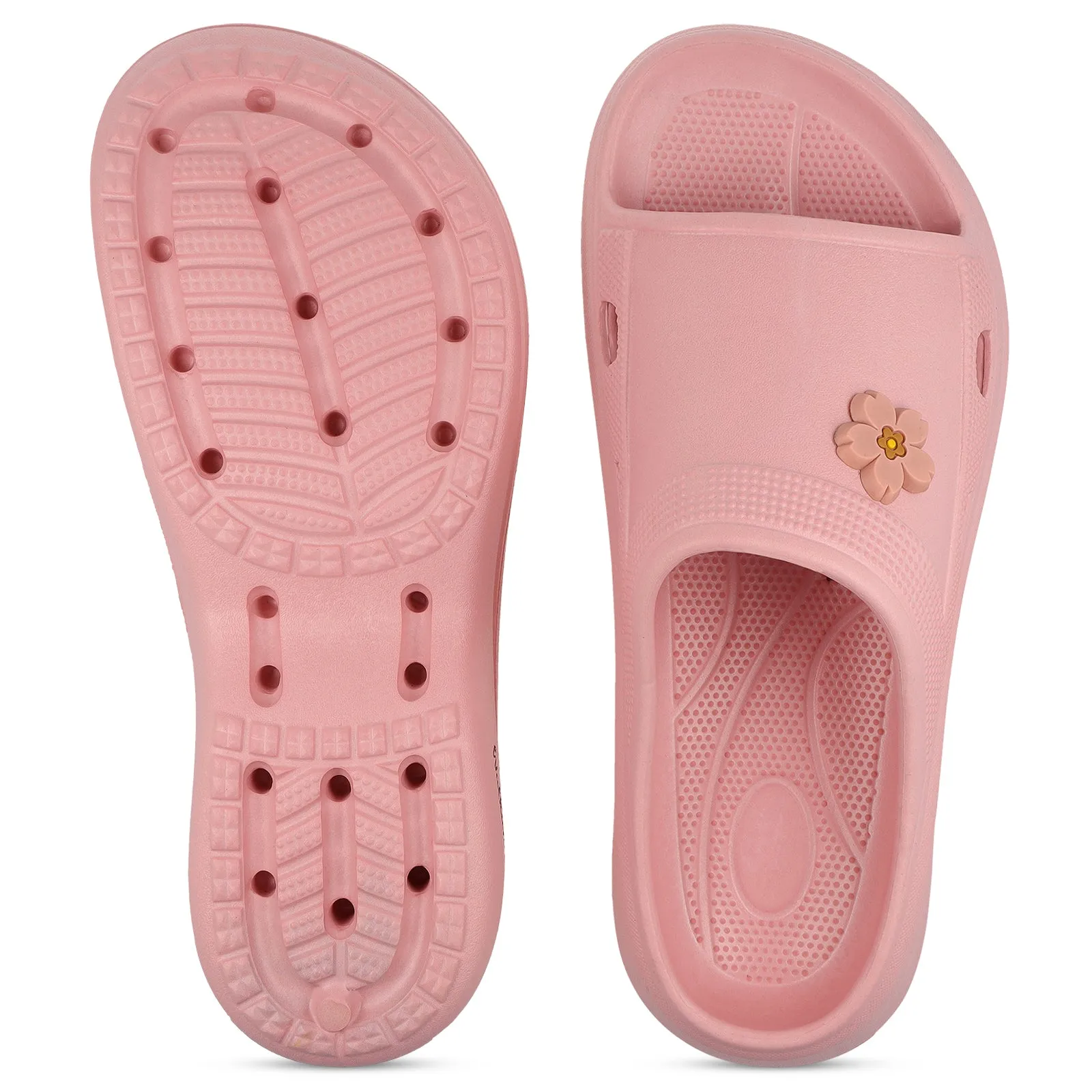 Walkaroo Womens Flip Flop  - WC4877 Peach