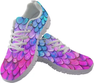Women Non-Slip Running Shoes Casual Lightweight Workout Shoes Lace-Up Exercise Shoes Breathable Walking Shoes Athletic Sneakers US 5-12