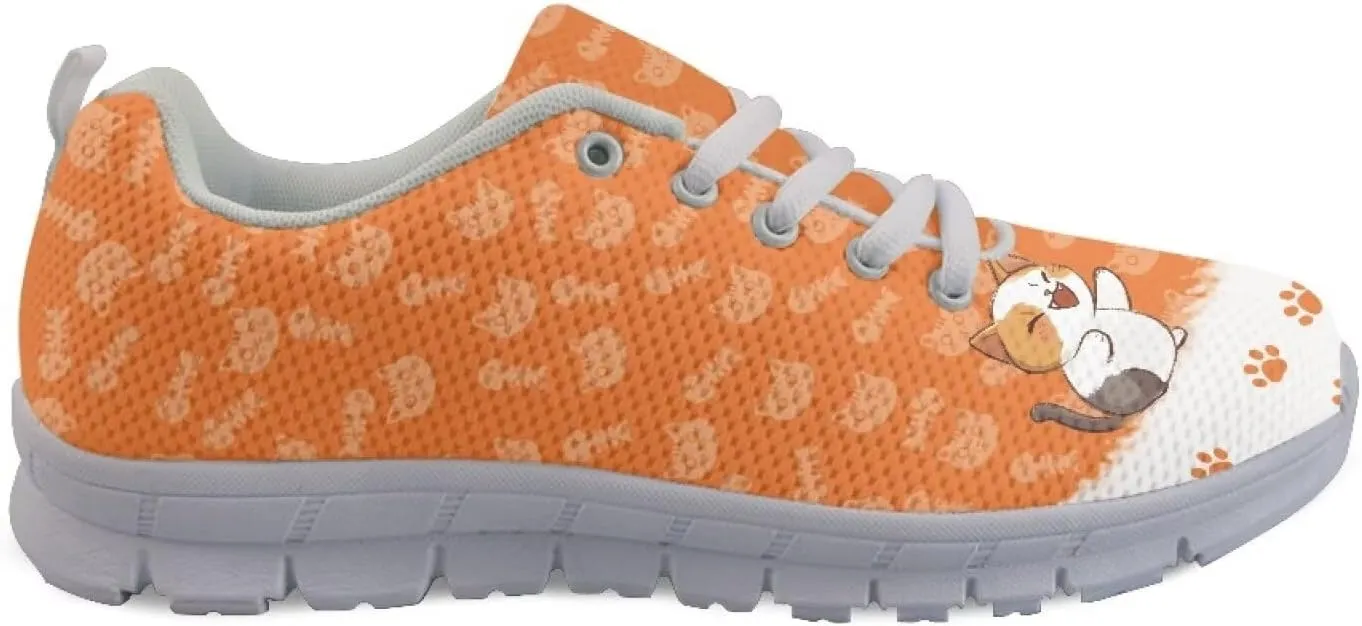 Women Non-Slip Tennis Shoes Lightweight Walking Shoes Workout Running Shoes Casual Lace-Up Exercise Shoes Athletic Sneakers US 5-12