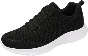 Women's Comfortable Walking Running Tennis Shoes Lace Up Mens Dress Shoes Breathable Women's Shoes Casual Chunky Sneakers Platform Tennis Shoe Trainers Shoe