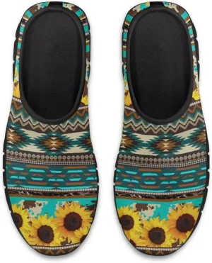 Women's Fashion Sneakers Slip On Walking Loafers Travel ShoesBlack Sole