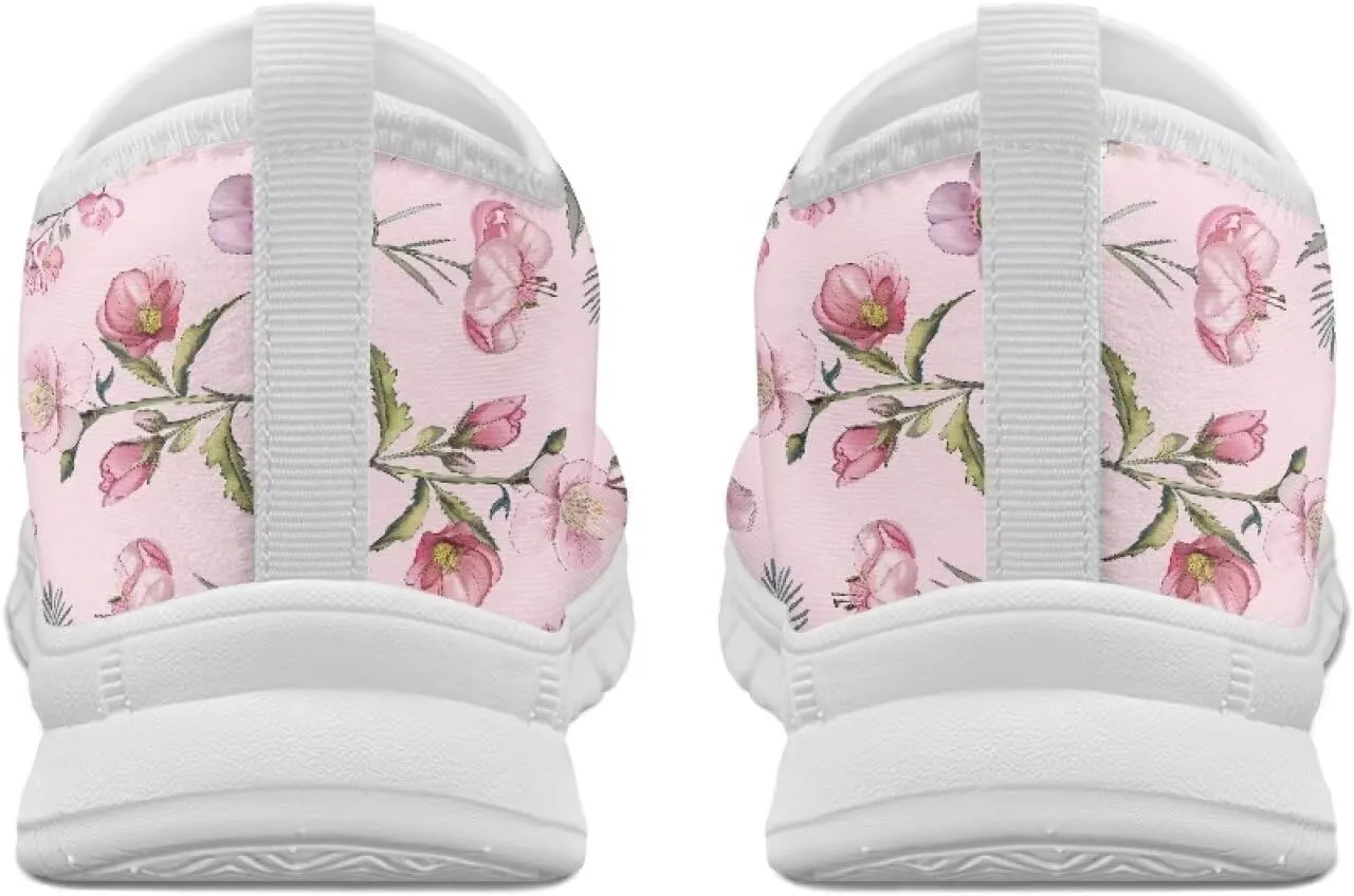 Women's Fashion Sneakers Slip On Walking Loafers Travel ShoesWhite Sole
