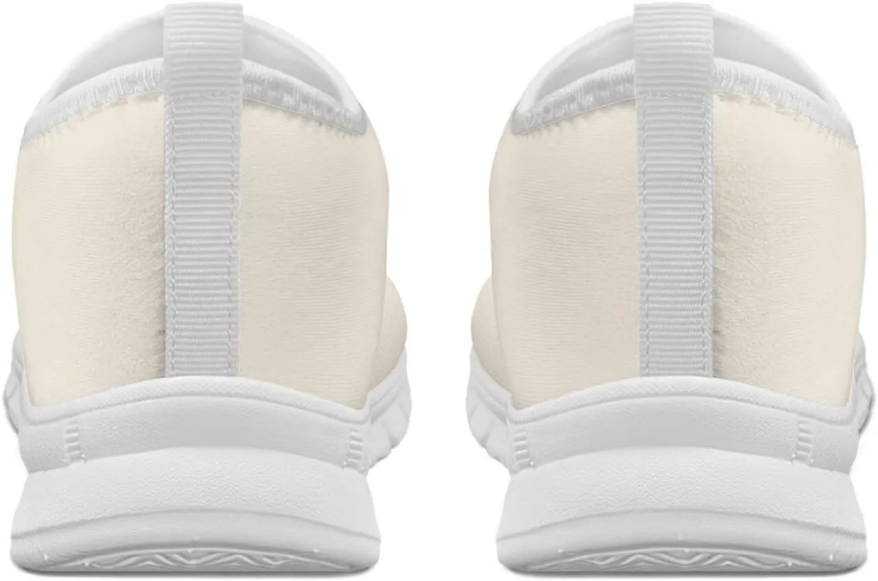 Women's Fashion Sneakers Slip On Walking Loafers Travel ShoesWhite Sole