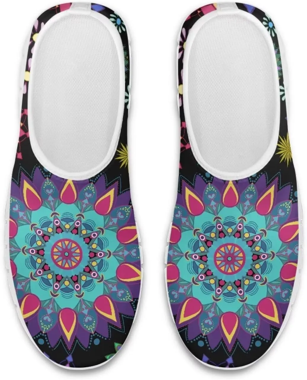 Women's Fashion Sneakers Slip On Walking Loafers Travel ShoesWhite Sole