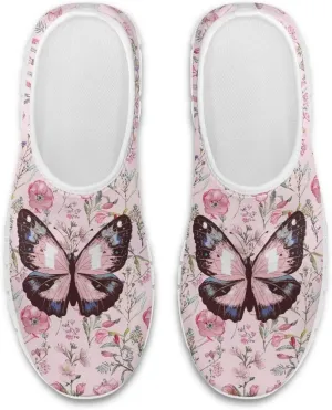 Women's Fashion Sneakers Slip On Walking Loafers Travel ShoesWhite Sole
