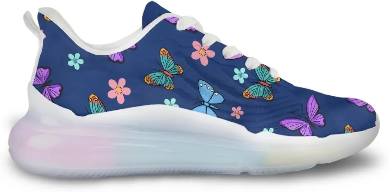 Women's Shoes Casual Comfortable Low Top Air Cushion Workout Sneaker Lightweight Non-Slip Footwear Running Shoes Women US 6-11