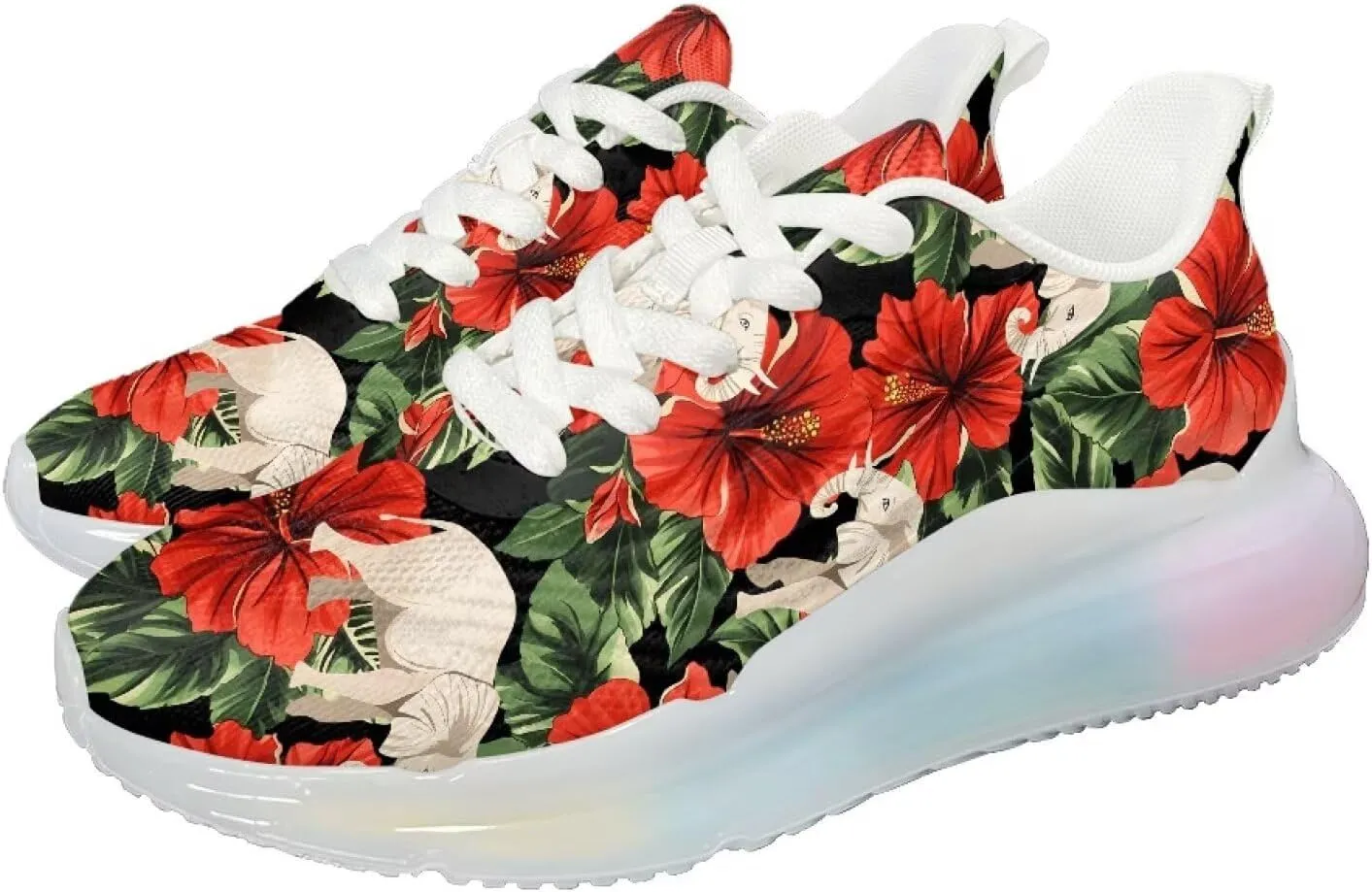 Women's Shoes Comfortable Low Top Air Cushion Workout Walking Sneaker Lightweight Non-Slip Footwear Running Shoes Women US 6-11
