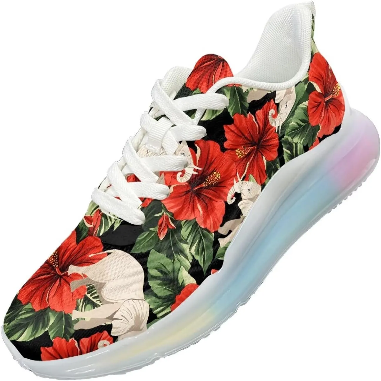 Women's Shoes Comfortable Low Top Air Cushion Workout Walking Sneaker Lightweight Non-Slip Footwear Running Shoes Women US 6-11