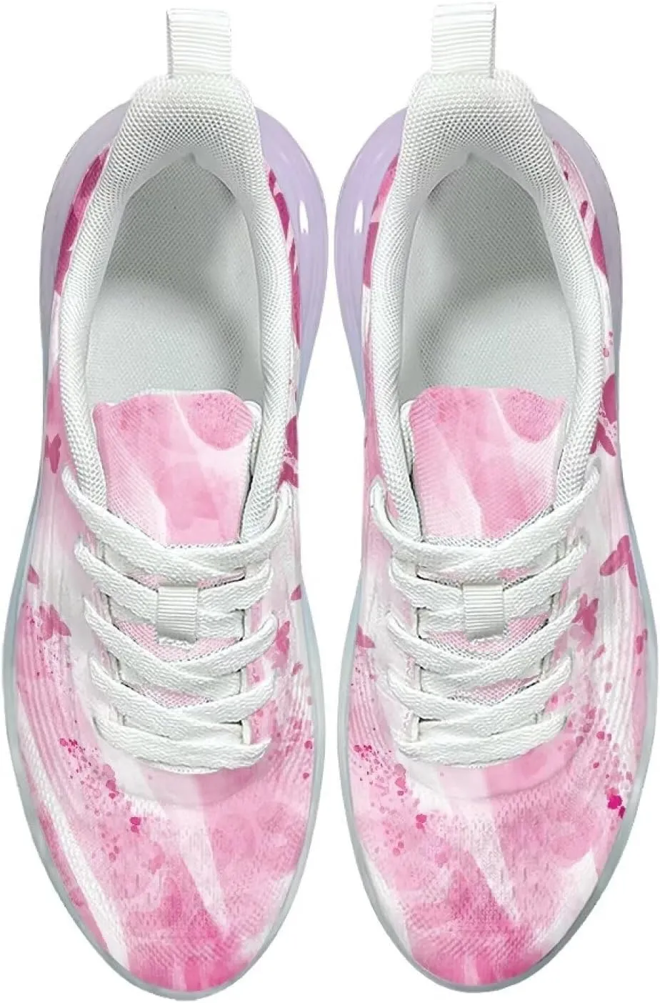 Women's Shoes Cozy Lightweight Workout Walking Running Sneaker Non-Slip Air Cushion Footwear Breathable Shoes Women US 6-11