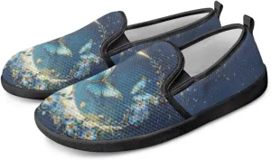 Women's Slip On Shoes Mesh Low Top Non-Slip Comfort Flats Casual Breathable Fashion Walking Tennis Loafers