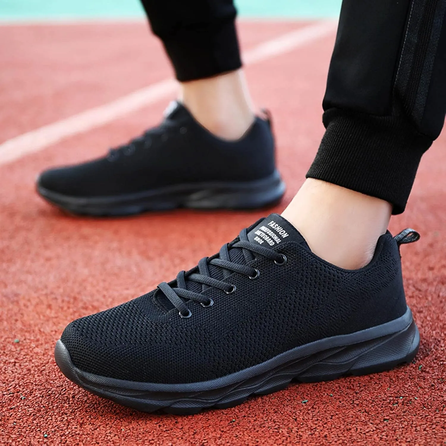Women's Walking Sock Shoes Elastic Knit Lightweight Mens Dress Shoes Workout Women's Shoes Casual Black Platform Sneaker Red Tennis Shoe Cross Trainer Shoe
