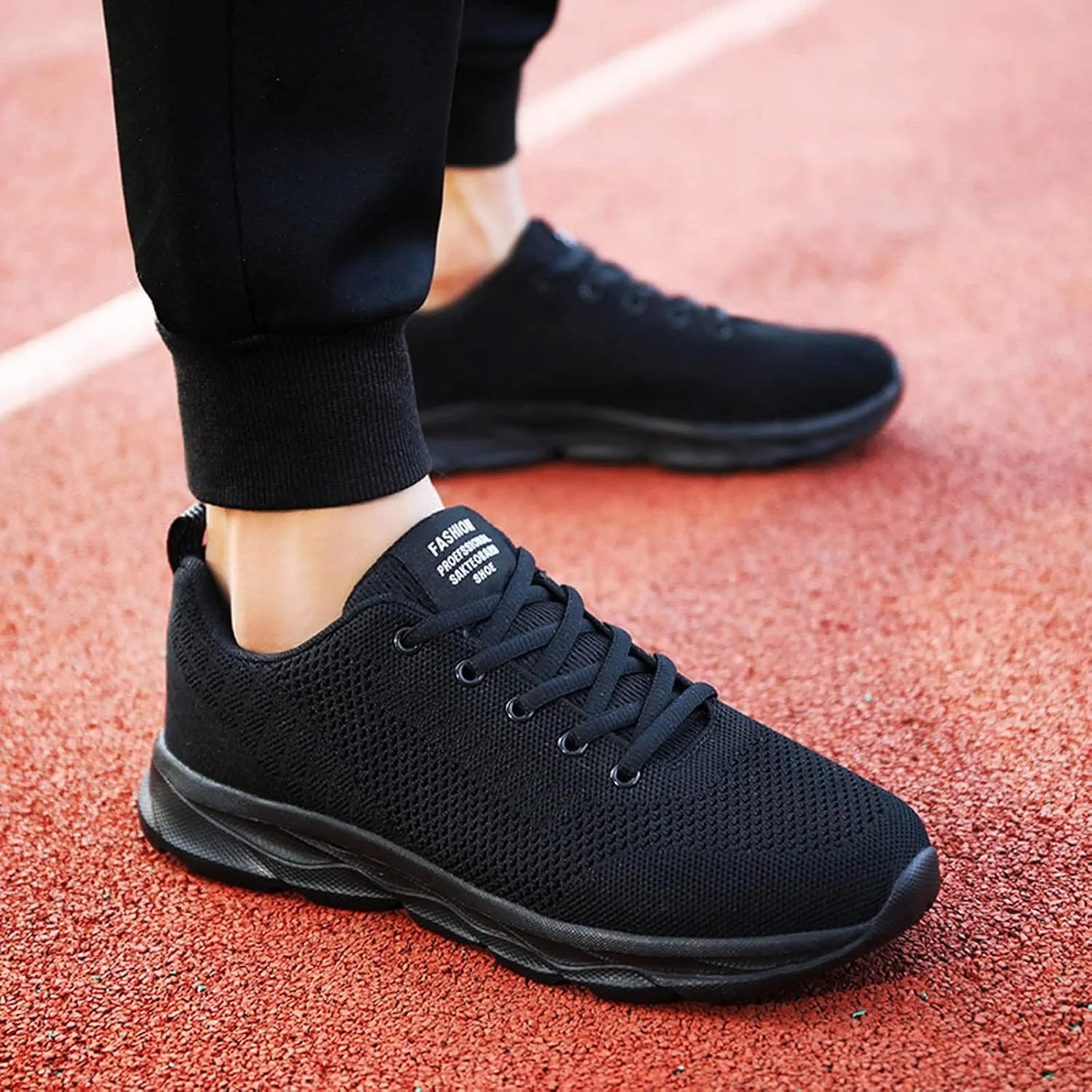 Women's Walking Sock Shoes Elastic Knit Lightweight Mens Dress Shoes Workout Women's Shoes Casual Black Platform Sneaker Red Tennis Shoe Cross Trainer Shoe