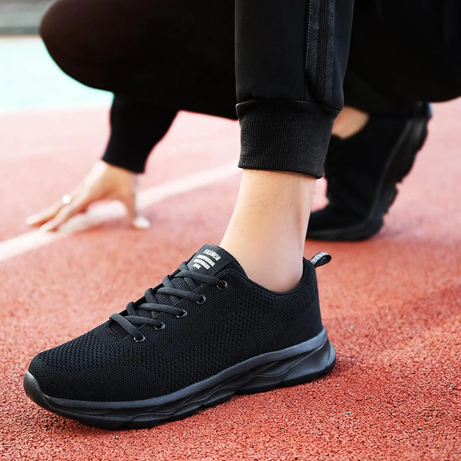 Women's Walking Sock Shoes Elastic Knit Lightweight Mens Dress Shoes Workout Women's Shoes Casual Black Platform Sneaker Red Tennis Shoe Cross Trainer Shoe