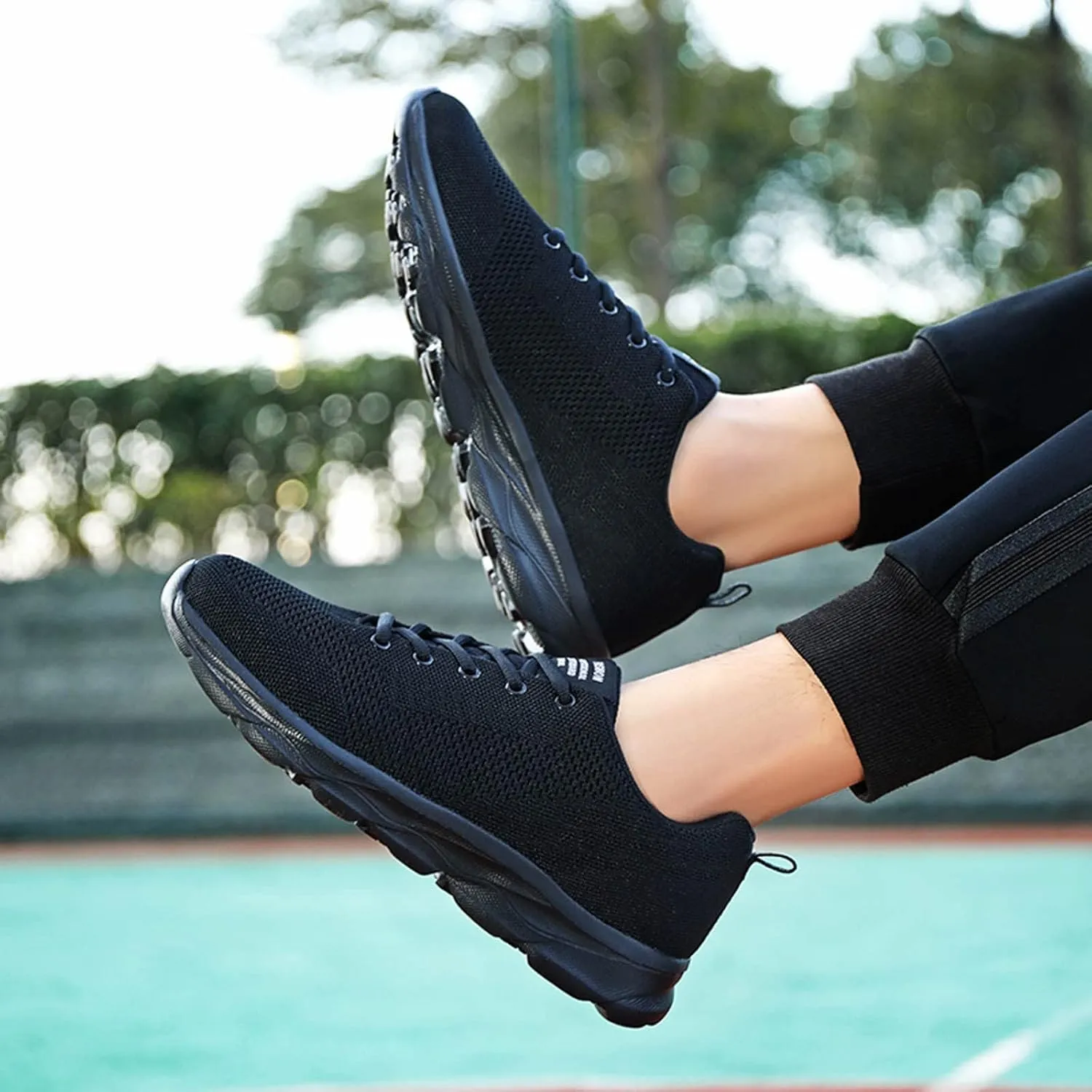 Women's Walking Sock Shoes Elastic Knit Lightweight Mens Dress Shoes Workout Women's Shoes Casual Black Platform Sneaker Red Tennis Shoe Cross Trainer Shoe