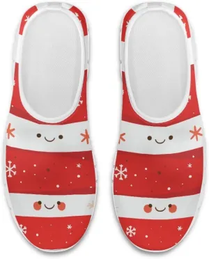 Women's Walking Travel Shoes Slip On Microfiber Casual Loafers Lightweight Comfort Fashion SneakerWhite Sole