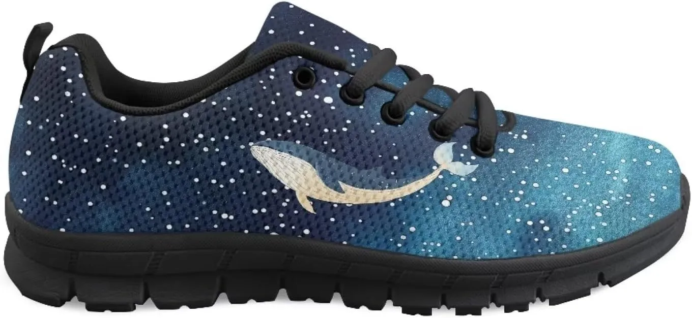 Women's Walking Workout Sneakers Non-Slip Casual Tennis Cozy Lightweight Shoes Flat Work Lace-Up Sneaker for Womens Black US 5-12