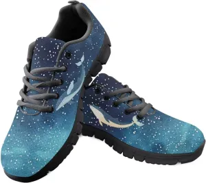 Women's Walking Workout Sneakers Non-Slip Casual Tennis Cozy Lightweight Shoes Flat Work Lace-Up Sneaker for Womens Black US 5-12