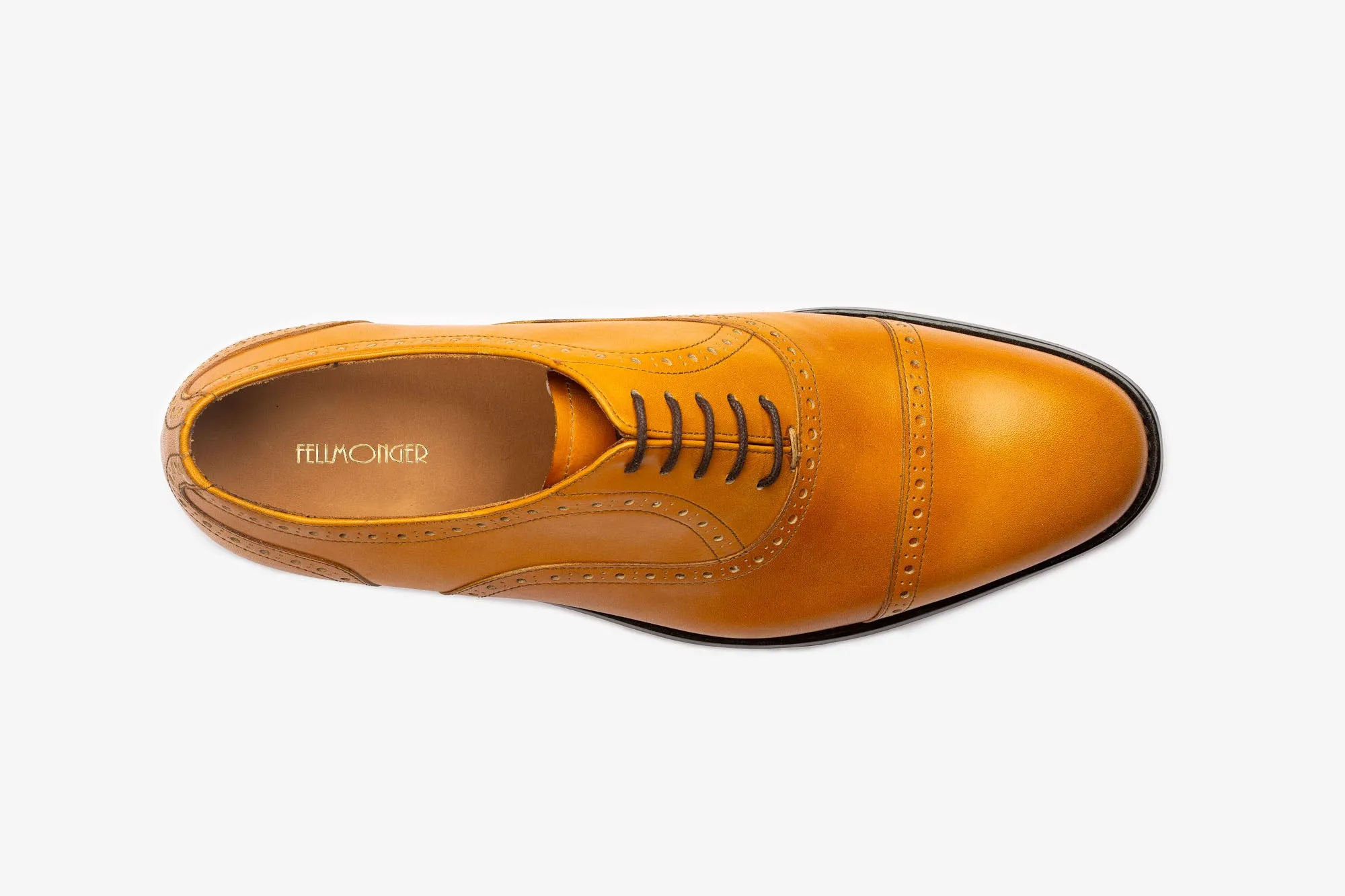 Yellow Captoe Oxfords