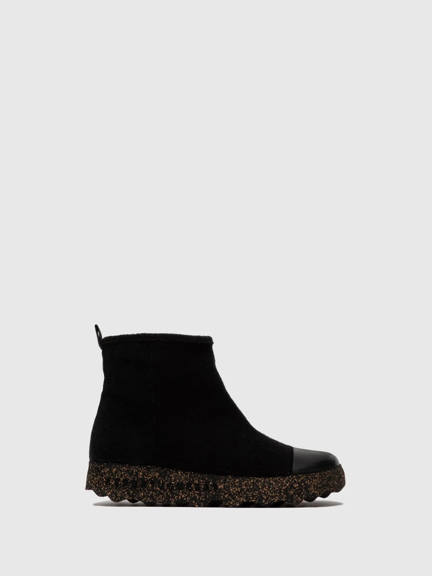 Zip Up Boots COSY Black