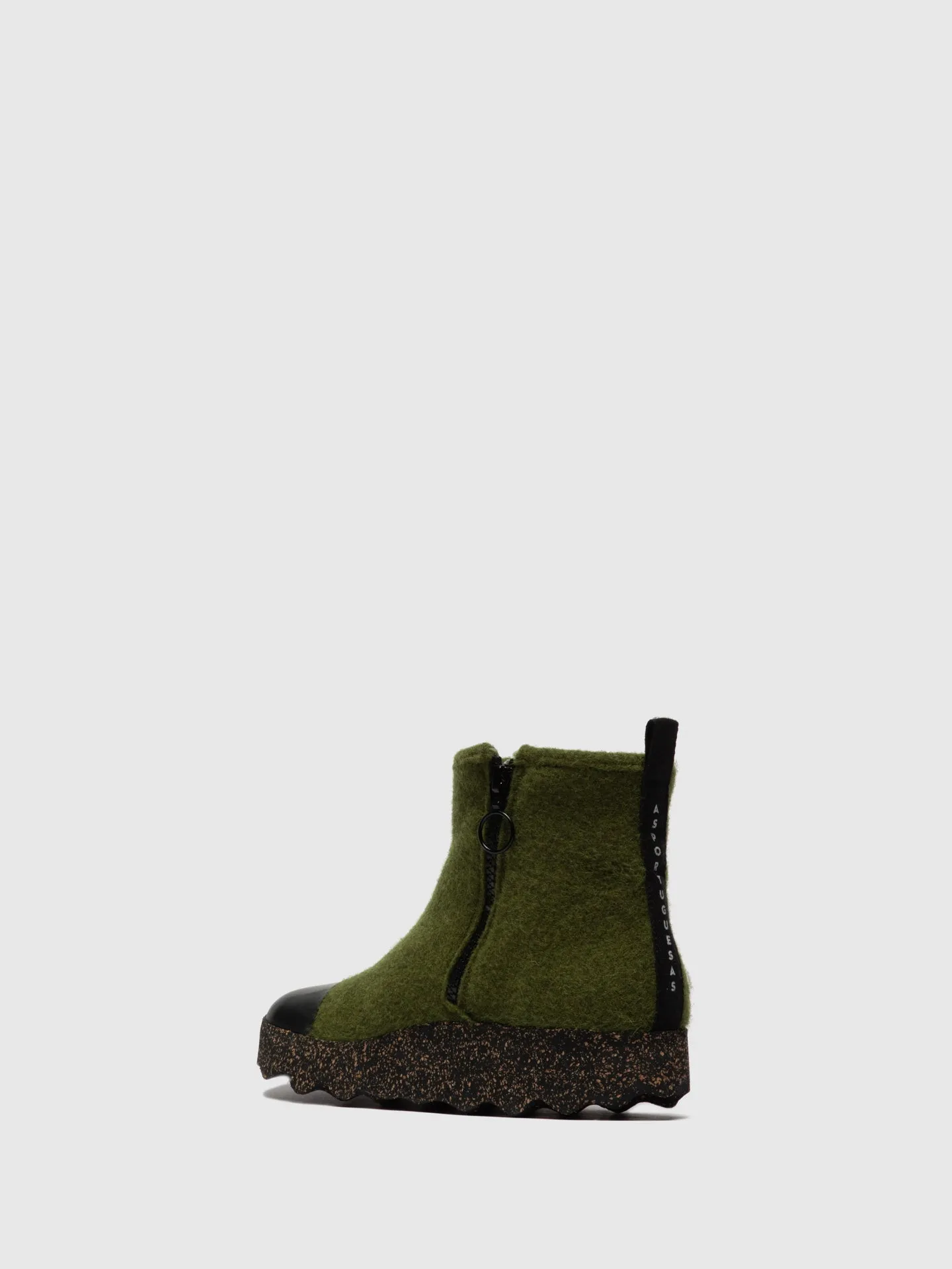 Zip Up Boots COSY Pine