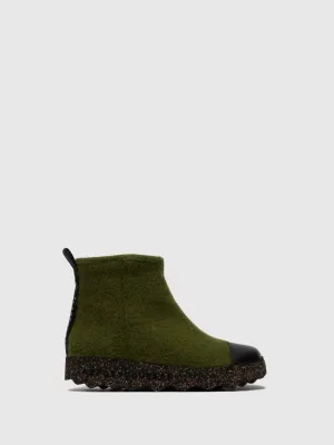 Zip Up Boots COSY Pine